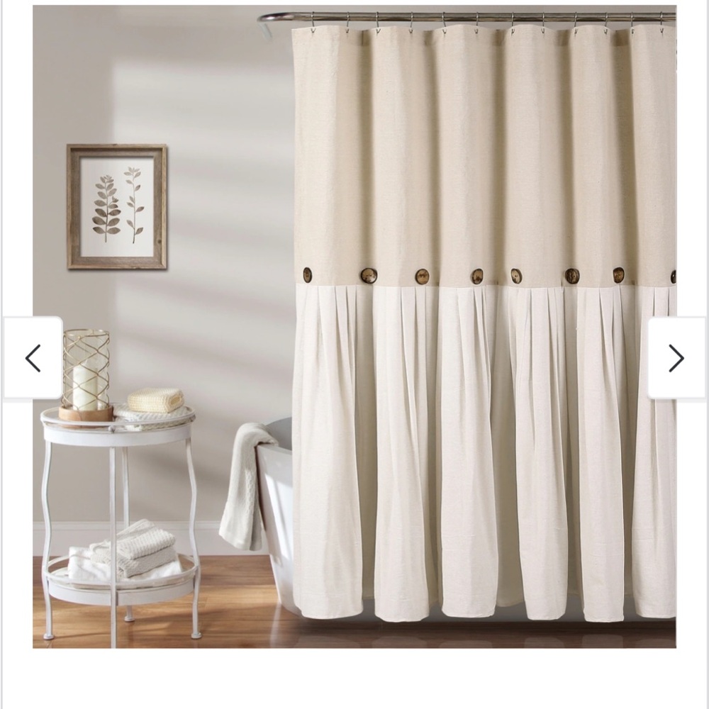LUSH DECOR SHOWER CURTAIN 72” X 72”